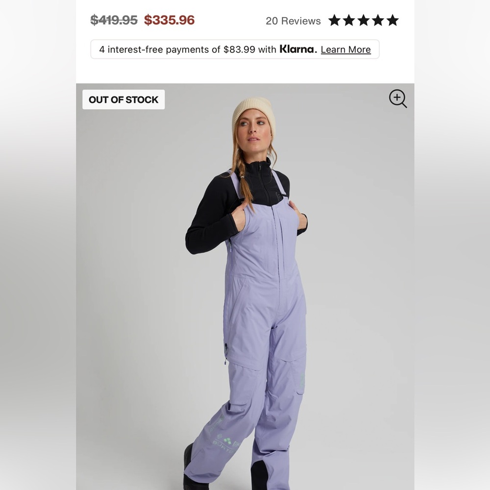 Women’s Burton Bib ❄️🏂